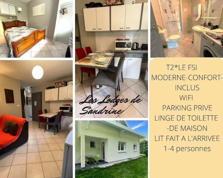 Le Fsi .Confort*Wifi*Parking*Ski - Cure Thermale-Les Lodges De Sandrine La Léchère Екстериор снимка